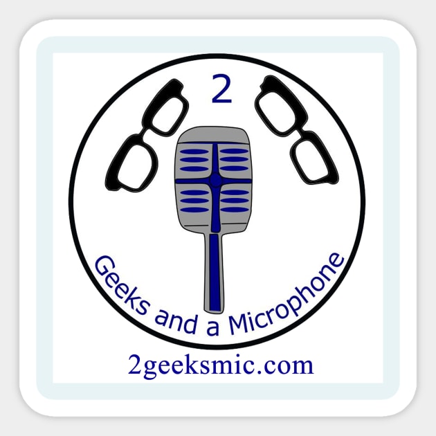 2 geeks logo with web address Sticker by 2geeks